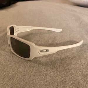 White Oakley sunglasses